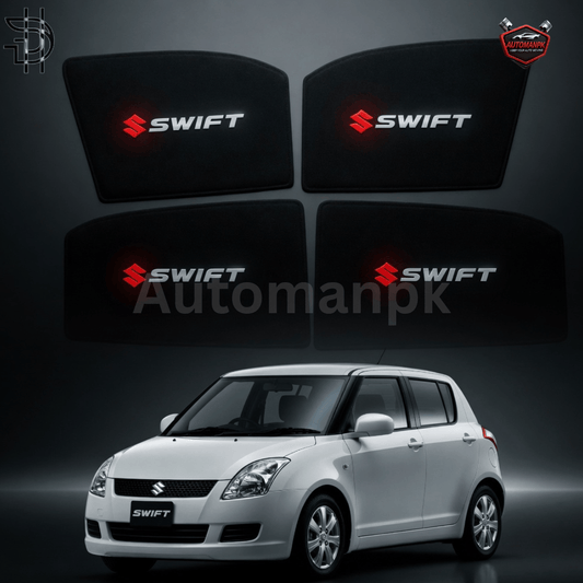 Suzuki Swift Sun Shades / Blinds / Curtains for 4 Doors (2010-2017)