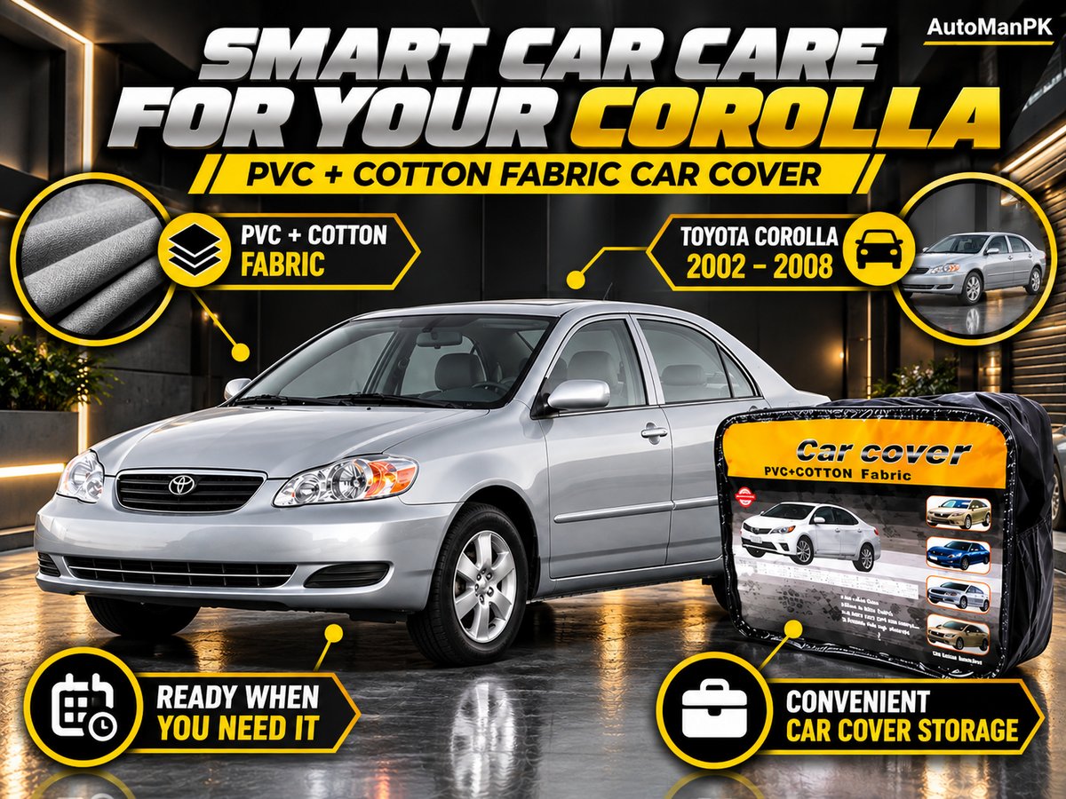 Toyota Corolla 2002–2008 car cover cotton fabric features and fitment