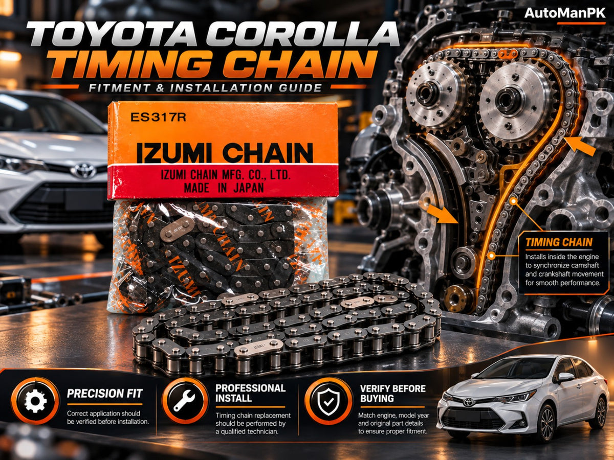 Toyota Corolla timing chain fitment and installation guide IZUMI ES317R AutoManPK