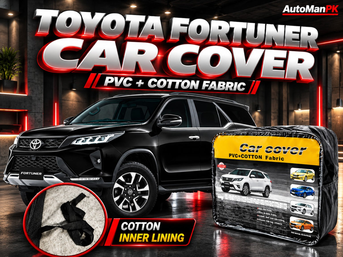 Toyota Fortuner car cover PVC and cotton fabric hero image