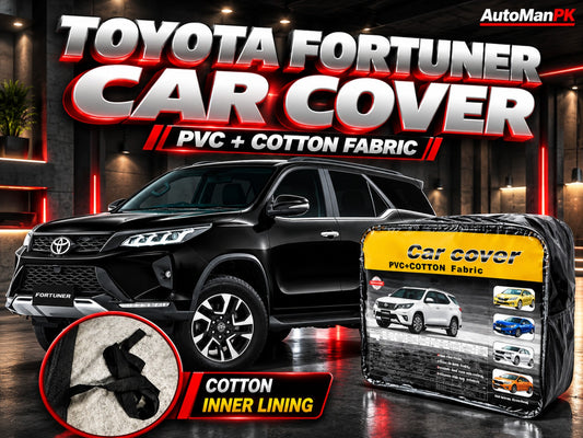 Toyota Fortuner car cover PVC and cotton fabric hero image