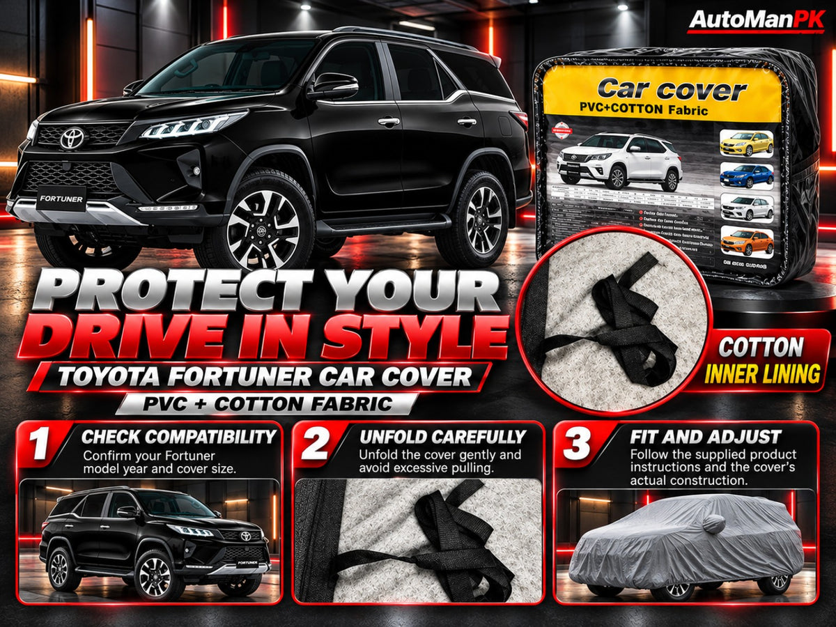 Toyota Fortuner car cover usage and fitment guide