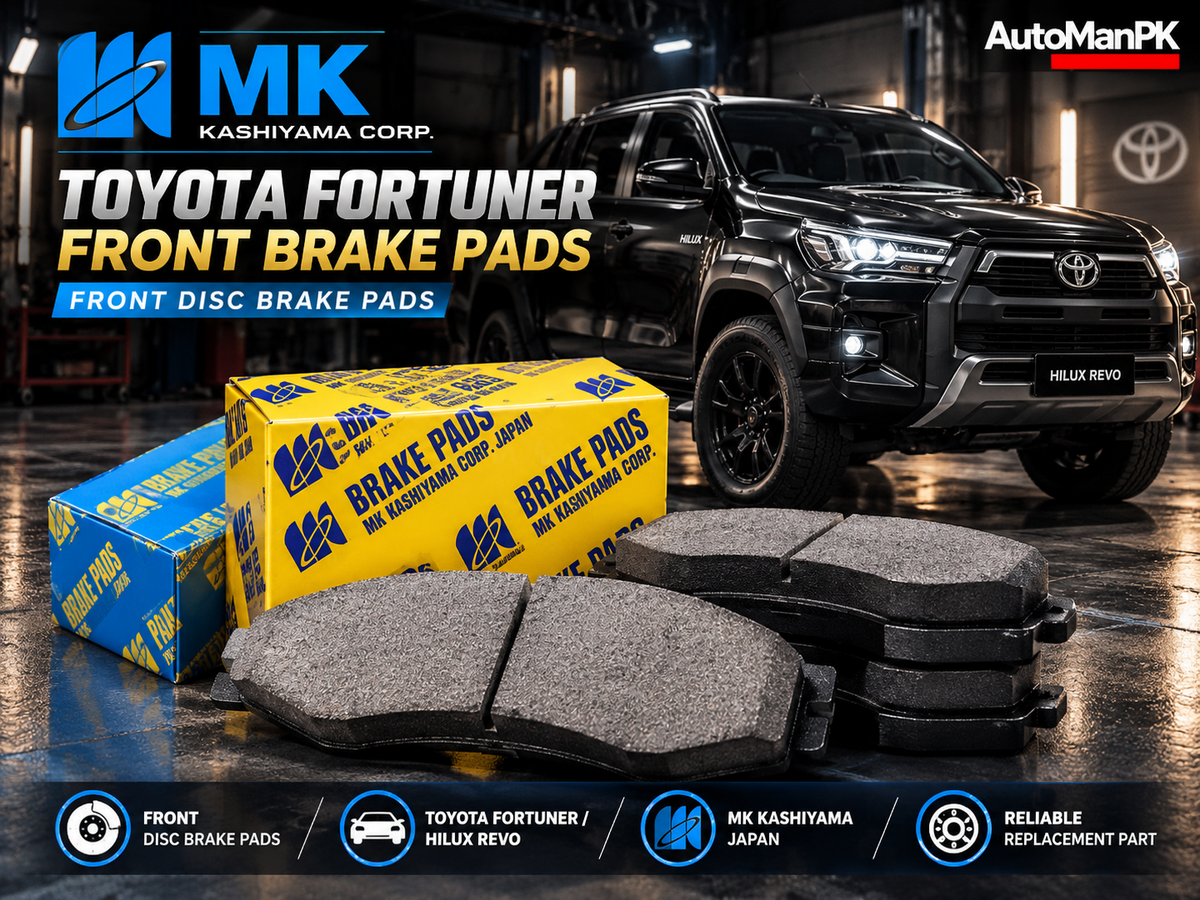 Toyota Fortuner front brake pads MK Kashiyama AutoManPK