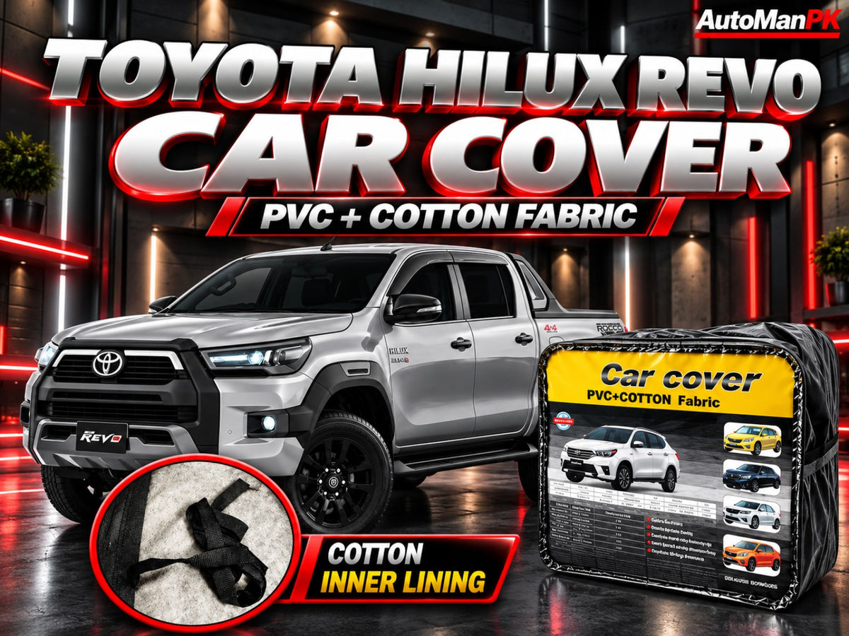 Toyota Hilux Revo car cover PVC and cotton fabric hero image
