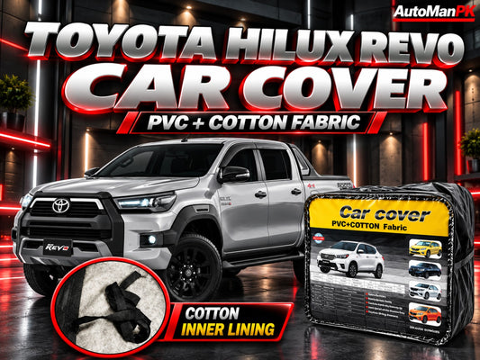 Toyota Hilux Revo car cover PVC and cotton fabric hero image