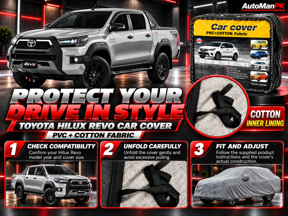 Toyota Hilux Revo car cover fitting and usage guide