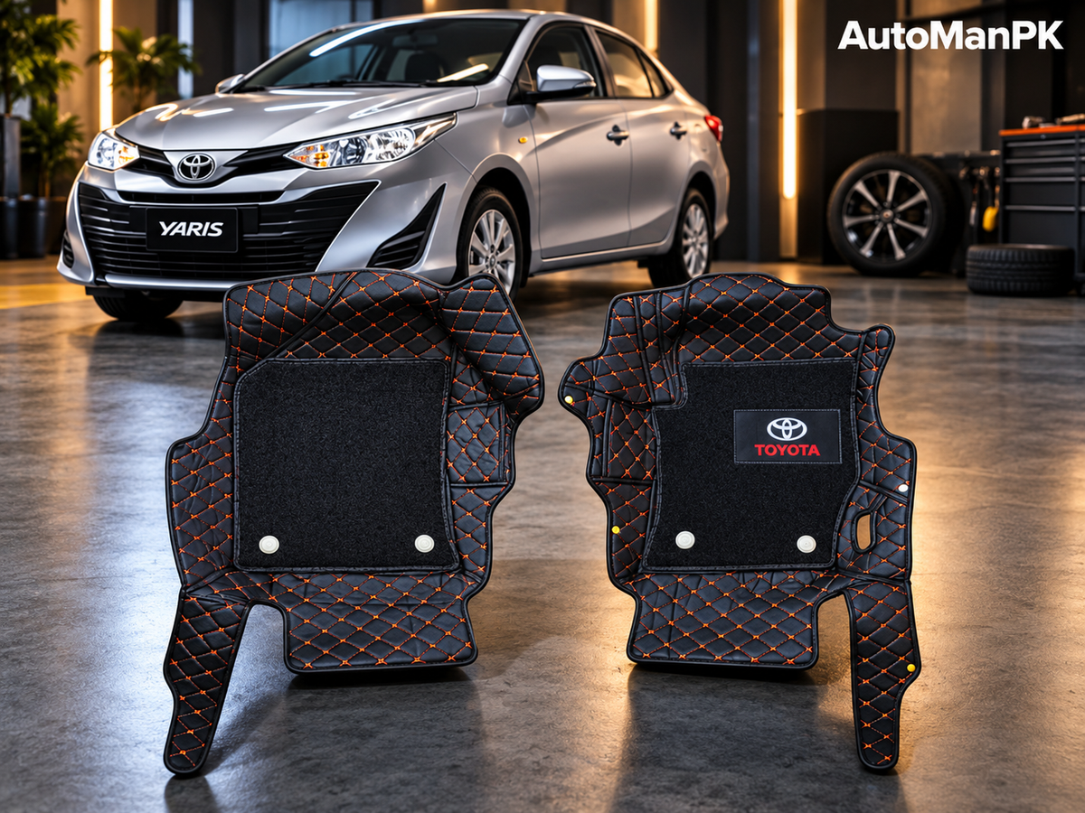 Toyota Yaris 10D floor mats made in China AutoManPK premium hero
