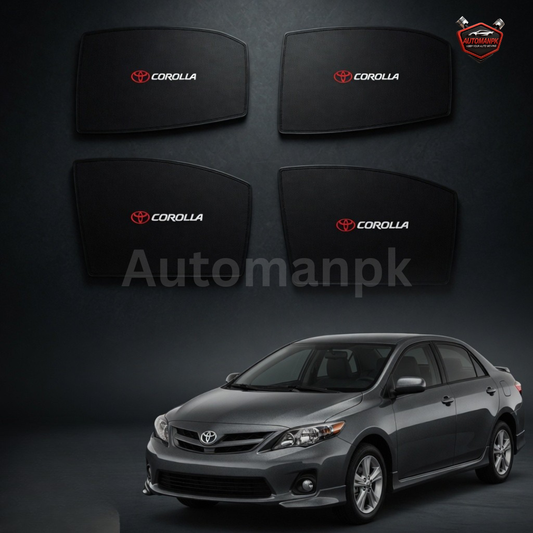 Toyota Corolla 2008-2014 Window Sun Shades | 4 Door Car Curtains & Blinds