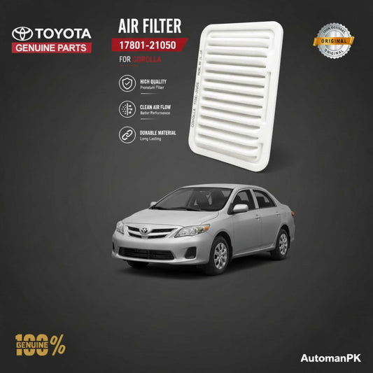 Toyota Corolla 2009-2014 Genuine Air Filter – Toyota OEM Part No. 17801-21050