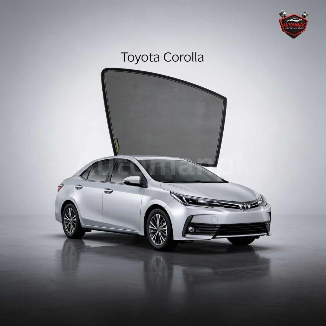 Toyota Corolla 2015-2026 Window Sun Shades | Fixed & Flexible Car Curtains & Blinds