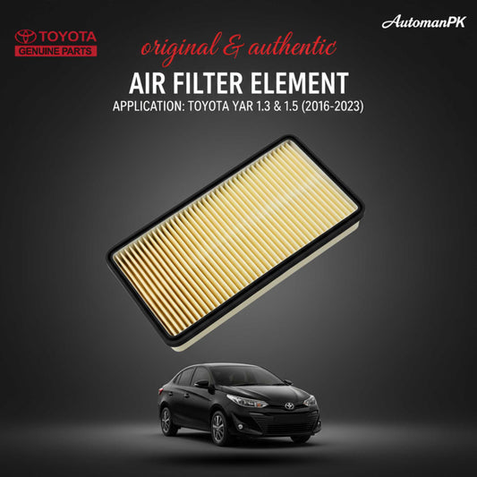 Toyota Yaris 2020-2026 Genuine Air Filter Element – 1.3L & 1.5L – 100% Original Toyota OEM
