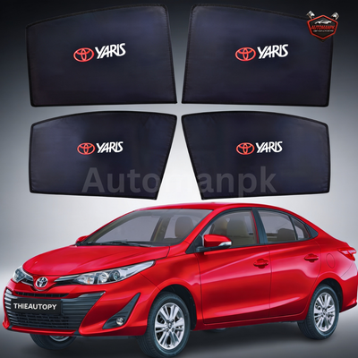 Toyota Yaris Window Sun Shades | Fixed & Flexible Car Curtains & Blinds