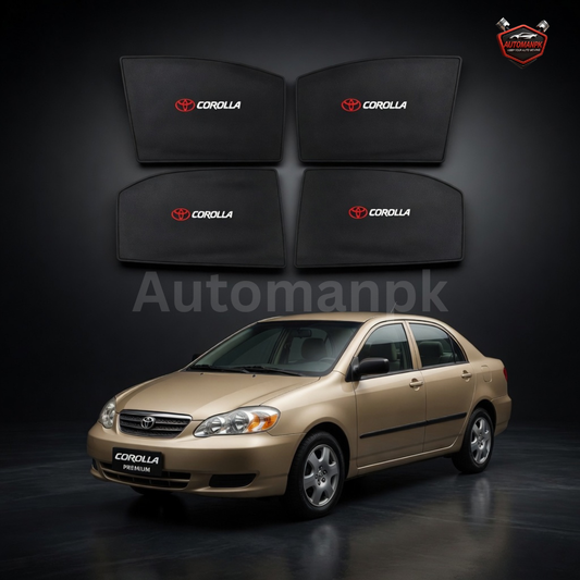 Toyota Corolla 2003-2007 Window Sun Shades | Car Curtains & Blinds