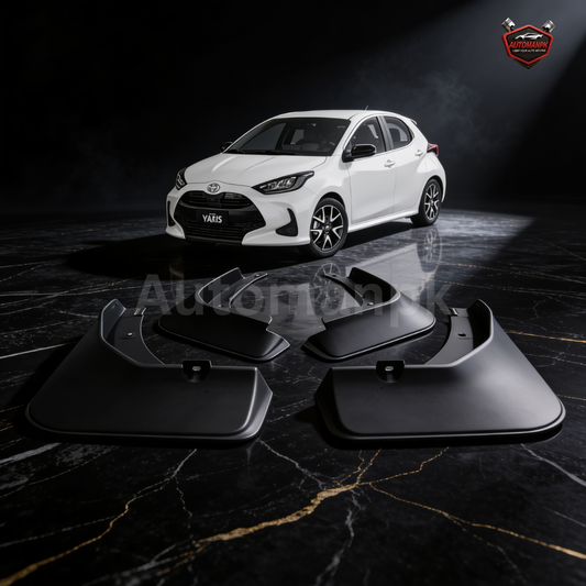 Toyota Yaris Hatchback Mud Flaps | Premium ABS Splash Guards Set of 4 | AutomanPK Islamabad
