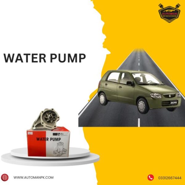 Suzuki Alto water pump, Alto 2000 water pump, Alto 2016 engine cooling pump, Suzuki Alto replacement parts, Alto radiator pump, Alto water pump AutoManPK