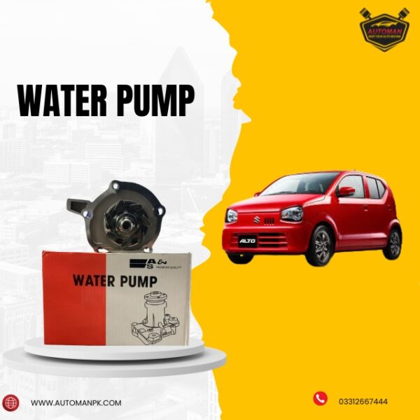 Suzuki Alto 2017 water pump, Alto 2025 water pump replacement, new Alto water pump, Suzuki Alto engine cooling pump, Alto radiator water pump, AutoManPK parts