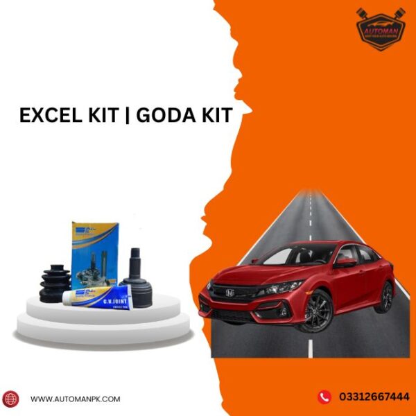 Honda Civic X CV Joint, Civic X Goda Kit, Civic X Excel Kit, CV Joint for Civic 2016-2021, Honda Civic axle joint, Honda Civic suspension parts, AutoManPK Civic parts, Civic X axle repair kit