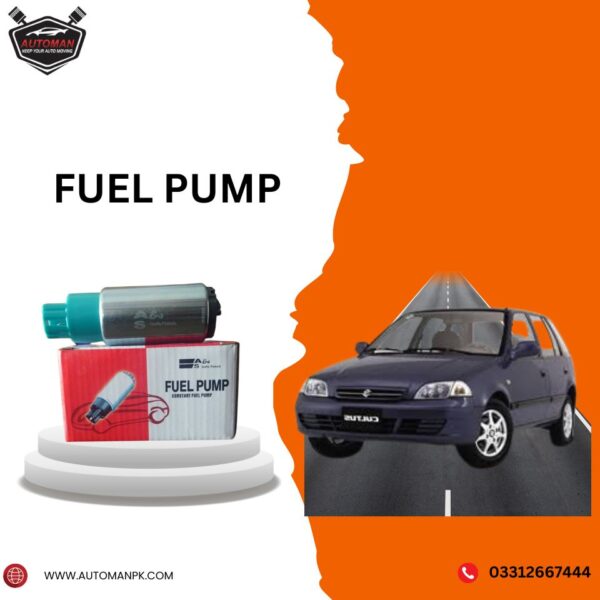 Suzuki Cultus fuel pump, Cultus tanki fuel pump, Cultus fuel pump with strainer, A&S fuel pump Cultus, Cultus EFI fuel system, automanpk Cultus parts, fuel pump replacement Cultus