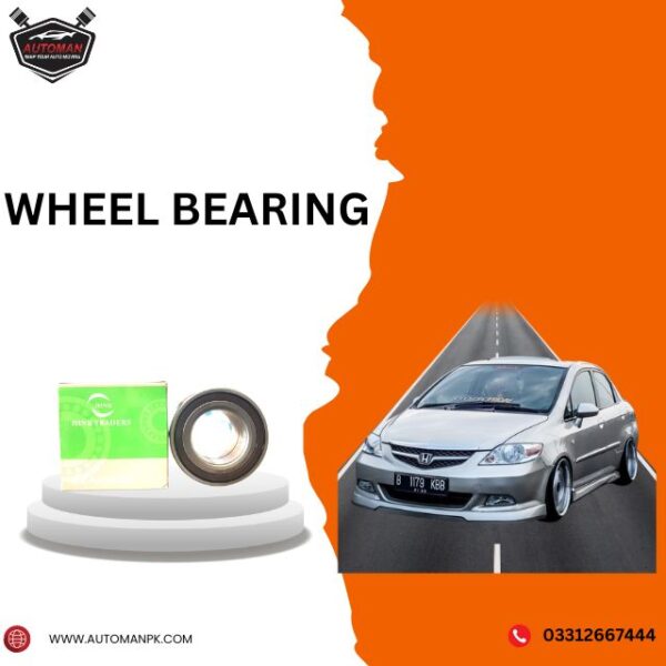 Honda City front wheel bearing, 2005 2006 2007 2008 Honda City bearing, HNR front wheel bearing, Honda City HNR bearing, City front hub part, automanpk Honda City parts, City wheel bearing Pakistan