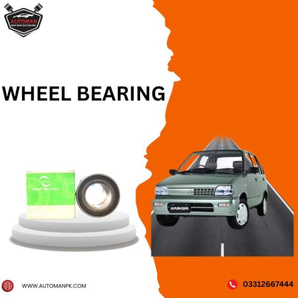 Mehran front wheel bearing, Suzuki Mehran bearing HNR, HNR front bearing Mehran, Mehran suspension parts, Mehran wheel hub bearing, automanpk Mehran parts, front bearing for Suzuki Mehran