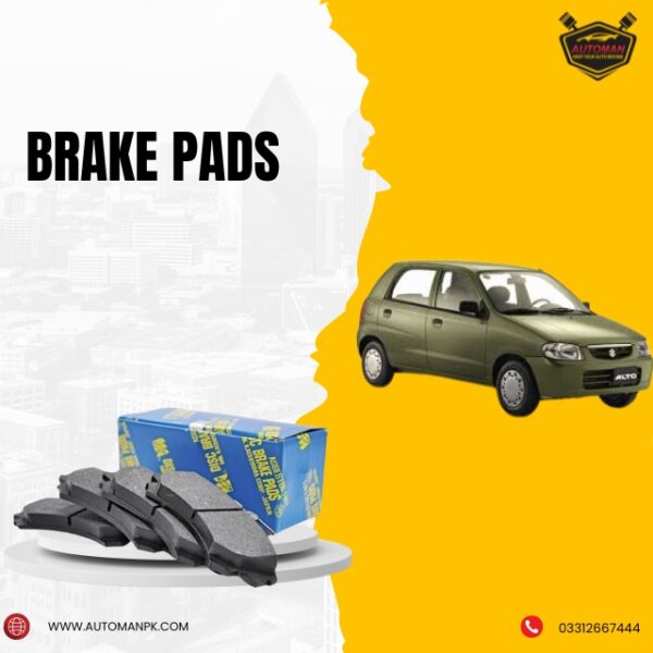 MK Brake Pads Suzuki Alto 2001, Alto 2010 Front Brake Pads, Suzuki Alto Replacement Brake Pads, AutoManPK MK Brake Pads