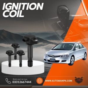 Honda Reborn Ignition Coil, Civic Reborn 2006-2012 coil, ignition coil Honda Civic, Civic 1.8 coil pack, engine coil Pakistan, Honda Reborn engine parts, spark coil Honda, automanpk ignition parts