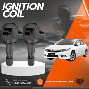 Honda Civic Engine Coil, Civic 2012-2016 ignition coil, engine coil Honda Civic Pakistan, Civic Rebirth coil pack, Honda ignition coil replacement, Civic spark coil, automanpk engine parts, Civic 1.8 coil