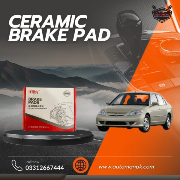 Honda Civic Ceramic Brake Pads (2001–2005) Hi Track Pads – Premium Auto Parts in Pakistan