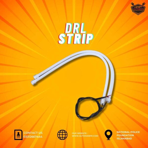 30CM DRL Flexible LED Tube Strip Daytime Running Lights Car Parking Lamps in Pakistan – AutoManPK