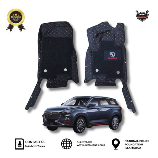 Changan Oshan X7 10D Luxury Car Floor Mats – Waterproof, Custom Fit