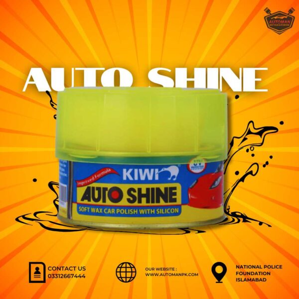Kiwi Auto Shine Polish – Premium Gloss Finish for Cars | AutoManPK