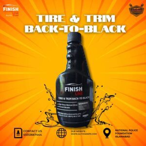 Finish Line Tire Trim Back to Black 450ml – Tire Shine & Protection Spray
