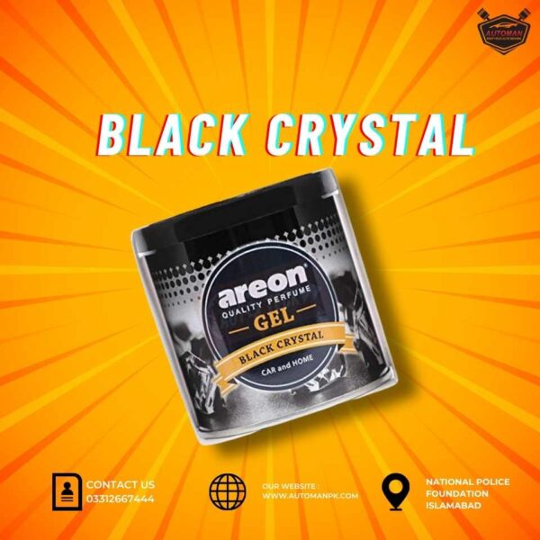 AREON GEL Black Crystal – Premium Long-Lasting Car Perfume in Pakistan