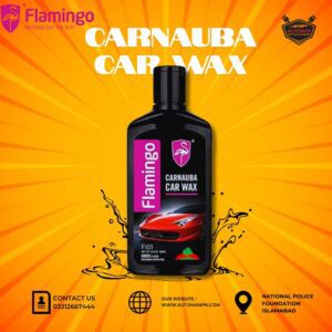 Flamingo Carnauba Car Wax 300ml – High Gloss Protection Polish from AutoManPK