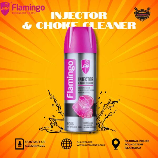 Flamingo Injector & Choke Cleaner 500ML – Engine Cleaning Spray AutoManPK