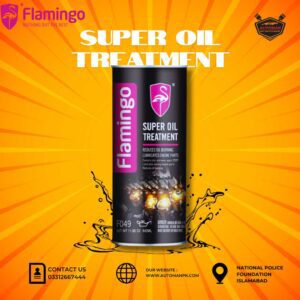 Flamingo Super Oil Treatment Bottle – Engine Performance Booster | AutoManPK