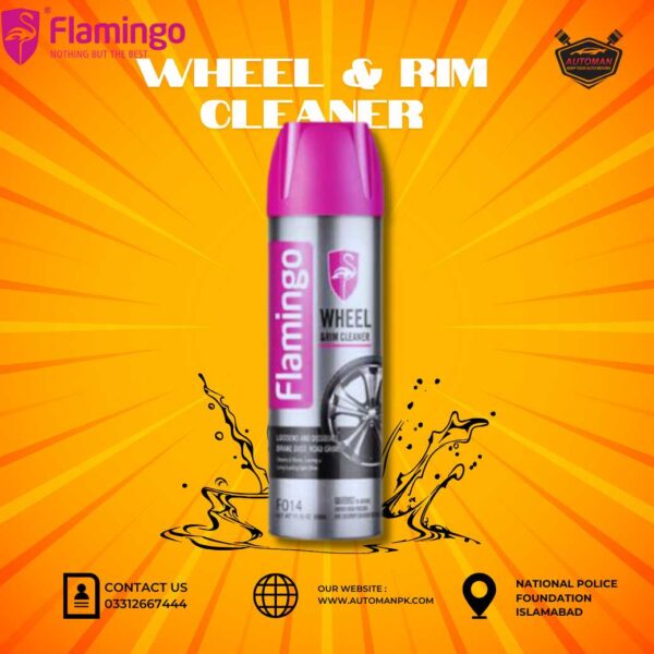 Flamingo Wheel Rim Cleaner 500ml bottle for alloy and chrome rims – AutoManPK