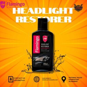 Flamingo Headlight Restorer 300ML Bottle – Car Headlight Cleaner AutoManPK