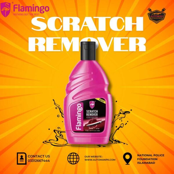 Flamingo Scratch Remover 300ML Bottle – AutoManPK Car Scratch Solution