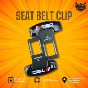 TRD Seat Belt Clip Metal Pair – Car Seat Belt Silencers & Plugs in Pakistan