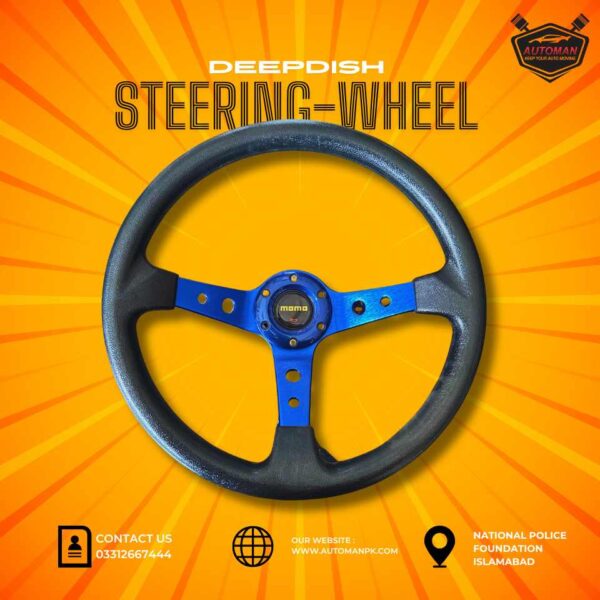 Momo Steering Wheel Deep Dish – Premium Racing Steering Wheel in Pakistan
