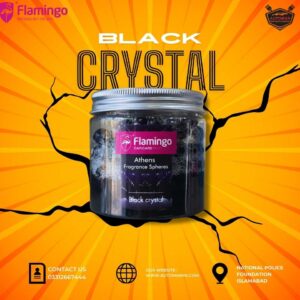 Premium Flamingo Black Crystal Car Air Freshener in Pakistan – AutomanPK