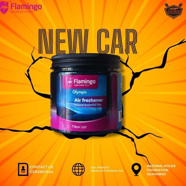 Flamingo New Car Air Freshener – Long-Lasting Premium Car Fragrance in Pakistan