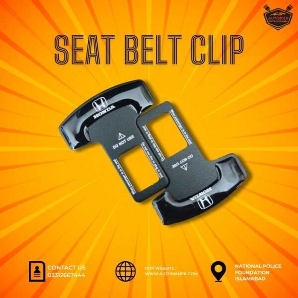 Universal Seat Belt Clip with Honda Logo – Buy Online in Pakistan