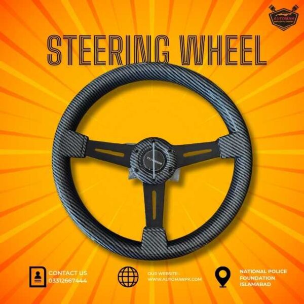 Carbon Fiber Steering Wheel for Cars in Pakistan – Premium Upgrade by automanpk
